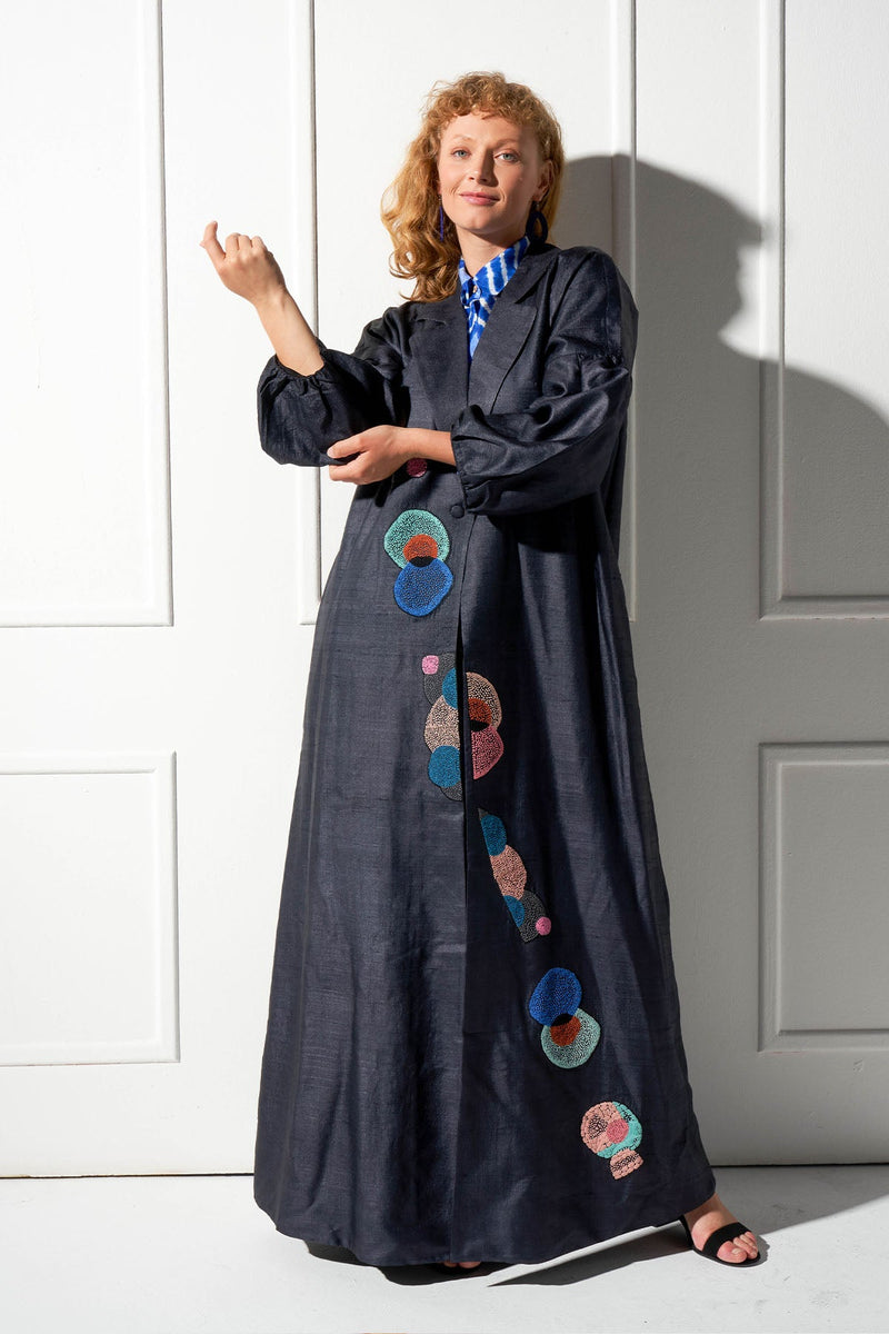 Balloon Ragnal Sleeves Long Jacket – niiyaa.in